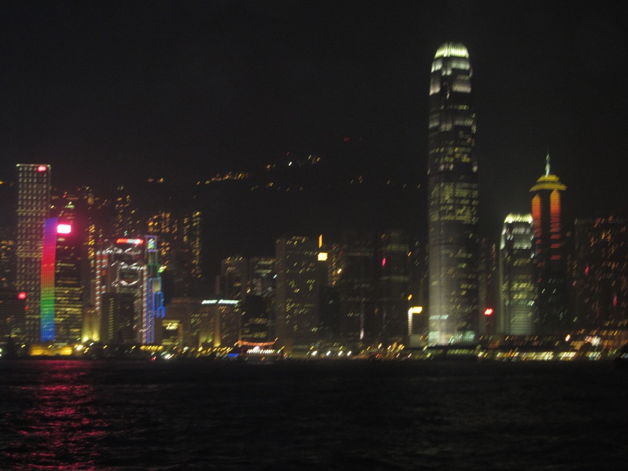 Night Photo of Hong Kong